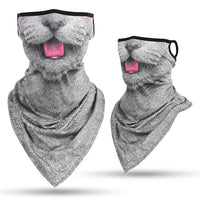 Viscose Cooling Face Cover Scarf - Animal Series