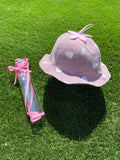 Little Girl Cute Bucket Hats with face shields