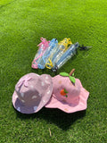 Little Girl Cute Bucket Hats with face shields