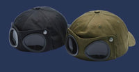 K-Style Pilot Cap with sunglasses