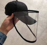 Detachable Face Shield Baseball Cap